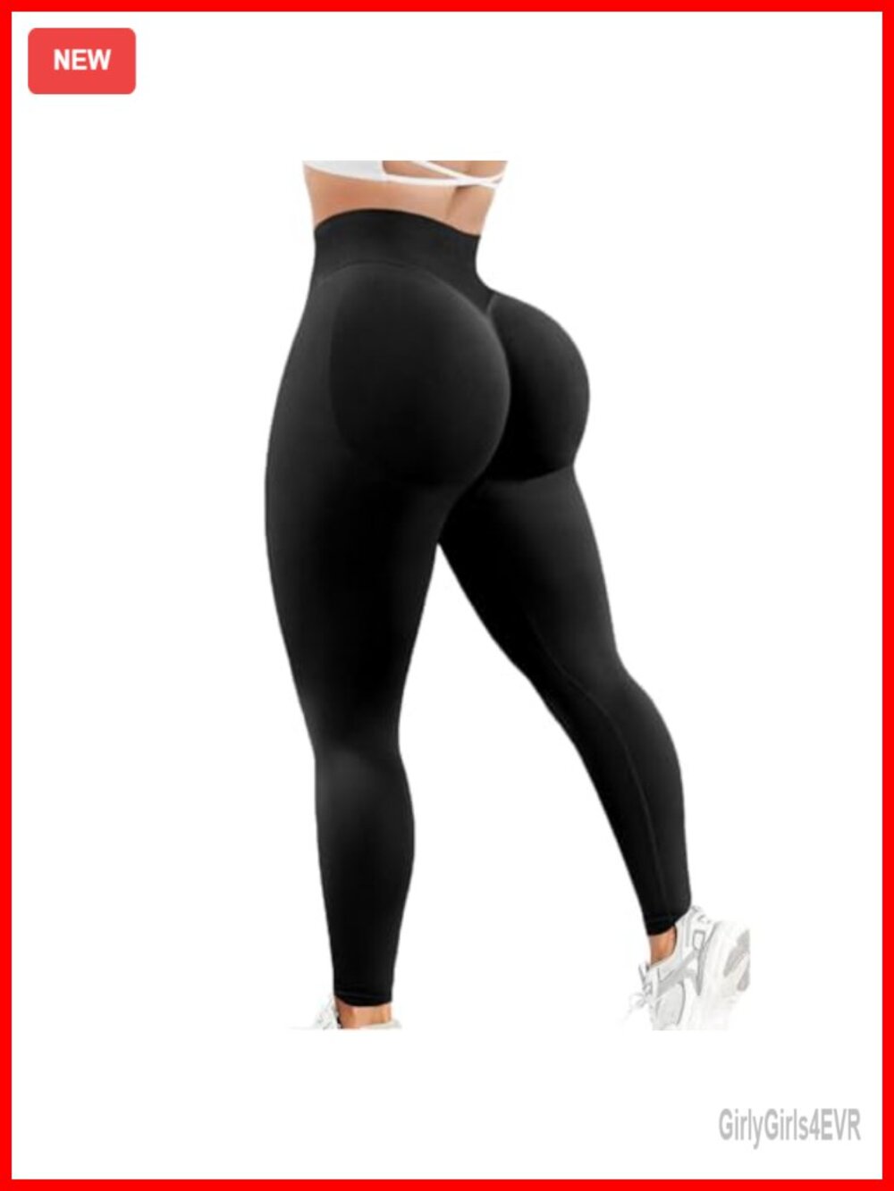 Womens Scrunch Butt Lifting Leggings Rib-Knit Seamless Workout Yoga Pants